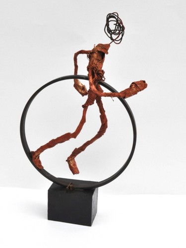 Sculpture intitulée "MOUVEMENT PERPETUEL" par Laurence Motot, Œuvre d'art originale, Tissu