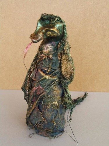 Escultura intitulada "serpent" por Laurence Motot, Obras de arte originais