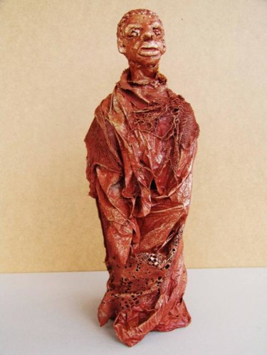 Sculpture titled "africain" by Laurence Motot, Original Artwork