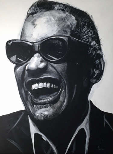 Ray Peinture intitulée "Ray" par Moubine, Œuvre d'art originale, Acrylique
