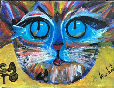 Painting titled "Moritz" by Mariam Mouliets, Original Artwork, Acrylic