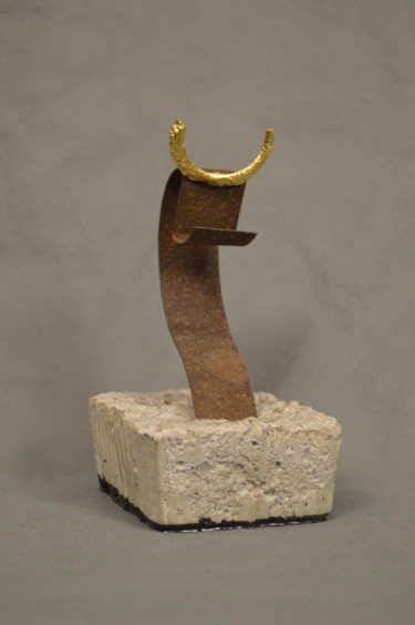 Sculpture titled "Torooo2" by Stéphane Moulin, Original Artwork, Metals