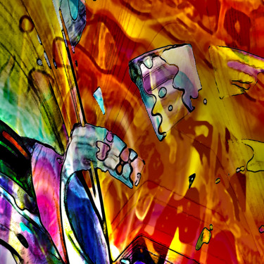 Arts numériques intitulée "Archange.jpg" par Pascal Moulin, Œuvre d'art originale, Travail numérique 2D