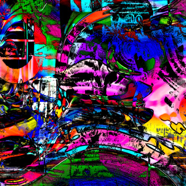 Arte digitale intitolato "Firmament.jpg" da Pascal Moulin, Opera d'arte originale, Lavoro digitale 2D