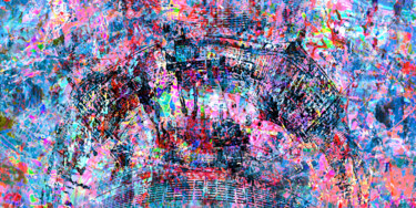 Arte digitale intitolato "Bordeaux Place de l…" da Pascal Moulin, Opera d'arte originale, Lavoro digitale 2D