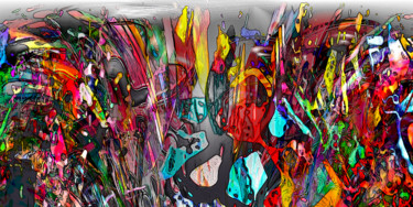 Arts numériques intitulée "Destructuration.jpg" par Pascal Moulin, Œuvre d'art originale, Travail numérique 2D
