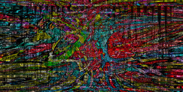 Arts numériques intitulée "Bombardement.jpg" par Pascal Moulin, Œuvre d'art originale, Travail numérique 2D