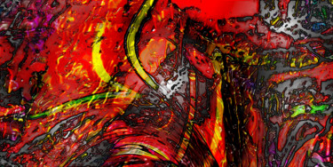 Digital Arts titled "Volcanique.jpg" by Pascal Moulin, Original Artwork, 2D Digital Work