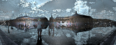 Digital Arts titled "Chrome Miroir d'eau…" by Pascal Moulin, Original Artwork, 2D Digital Work