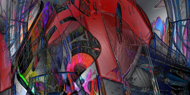 Arts numériques intitulée "Poursuite.jpg" par Pascal Moulin, Œuvre d'art originale, Travail numérique 2D
