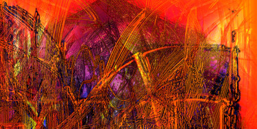 Digital Arts titled "Orange is the new.j…" by Pascal Moulin, Original Artwork, 2D Digital Work