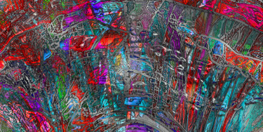 Arts numériques intitulée "Perturbation digita…" par Pascal Moulin, Œuvre d'art originale, Travail numérique 2D