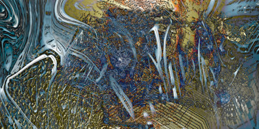 Arte digitale intitolato "Gold Experience.jpg" da Pascal Moulin, Opera d'arte originale, Lavoro digitale 2D
