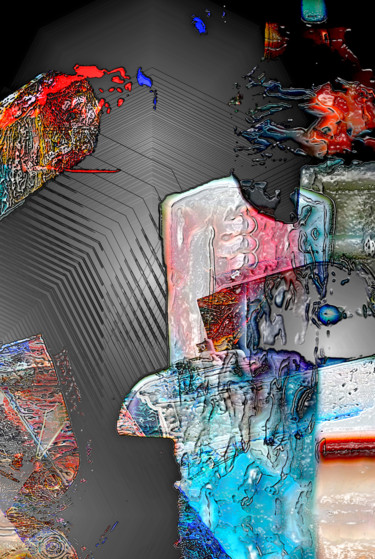 Arts numériques intitulée "Péninsule.jpg" par Pascal Moulin, Œuvre d'art originale, Travail numérique 2D
