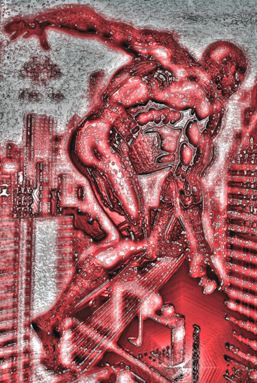 Digital Arts titled "Spiderchrome 3.jpg" by Pascal Moulin, Original Artwork, 2D Digital Work