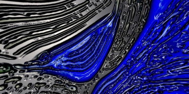 Arts numériques intitulée "Cobalt eye.jpg" par Pascal Moulin, Œuvre d'art originale, Travail numérique 2D
