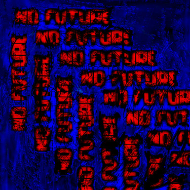 Arts numériques intitulée "No Future" par Pascal Moulin, Œuvre d'art originale, Travail numérique 2D