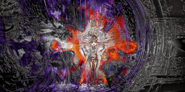 Arte digitale intitolato "Phoenix resurrectio…" da Pascal Moulin, Opera d'arte originale, Lavoro digitale 2D