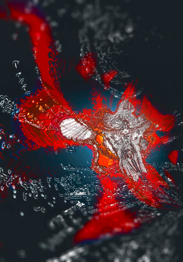 Arts numériques intitulée "Phoenix resurrectio…" par Pascal Moulin, Œuvre d'art originale, Travail numérique 2D