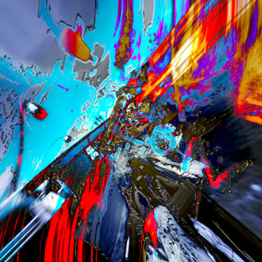 Digital Arts titled "Horizon Futur 8" by Pascal Moulin, Original Artwork, 2D Digital Work