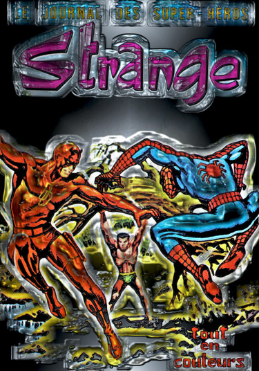 Digital Arts titled "Strange 75 revisité…" by Pascal Moulin, Original Artwork, 2D Digital Work