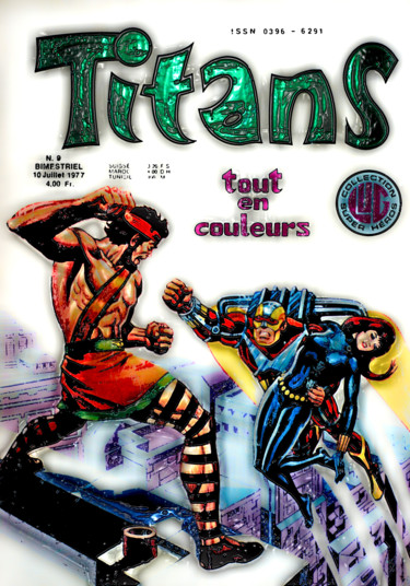 Digital Arts titled "Titans 9 revisité,…" by Pascal Moulin, Original Artwork, 2D Digital Work