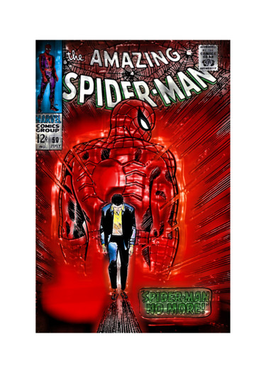 Digital Arts titled "Amazing Spider-man…" by Pascal Moulin, Original Artwork, 2D Digital Work