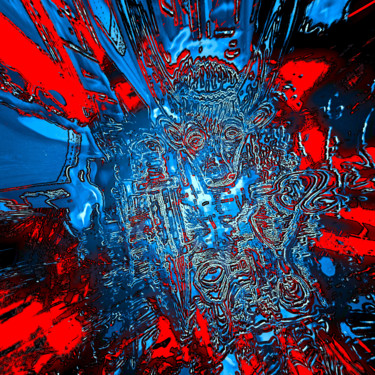 Digital Arts titled "Charge maximale 5" by Pascal Moulin, Original Artwork, 2D Digital Work