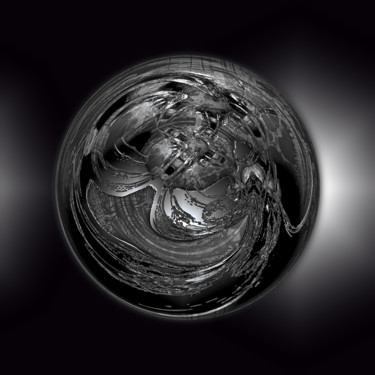 Arts numériques intitulée "Abstract planet 335" par Pascal Moulin, Œuvre d'art originale, Travail numérique 2D