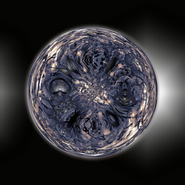 Arts numériques intitulée "Abstract planet 366" par Pascal Moulin, Œuvre d'art originale, Travail numérique 2D