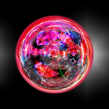 Digital Arts titled "Abstract planet 369" by Pascal Moulin, Original Artwork, 2D Digital Work