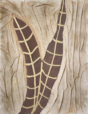 绘画 标题为“Tableau 3D Cactus,…” 由Moulouki Houssine, 原创艺术品, 丙烯 安装在木质担架架上