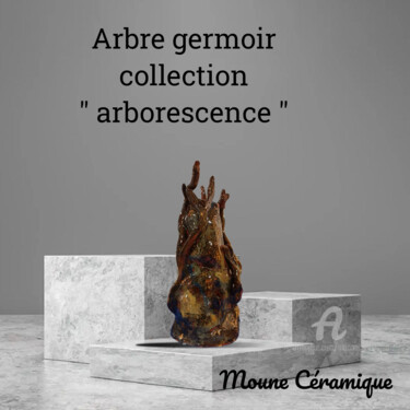 Sculpture intitulée "Arborescence" par Moune Céramique, Œuvre d'art originale, Céramique