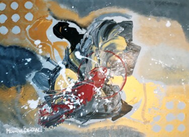Painting titled "Tourbillon" by Mounia Bekkali, Original Artwork, Acrylic