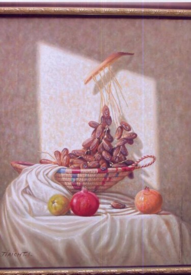 Peinture intitulée "la dat d apré zinai" par Mourado, Œuvre d'art originale