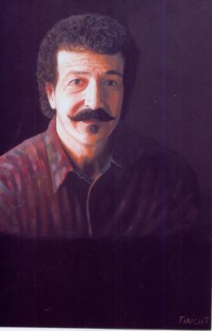 Peinture intitulée "portrait ait mengul…" par Mourado, Œuvre d'art originale