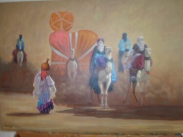 Peinture intitulée "sud d algerie" par Mourado, Œuvre d'art originale