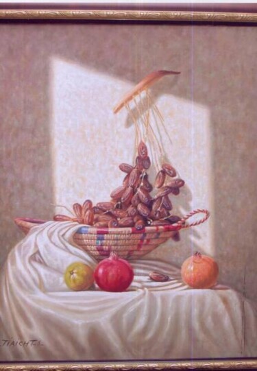 Peinture intitulée "pagnier de datts" par Mourado, Œuvre d'art originale