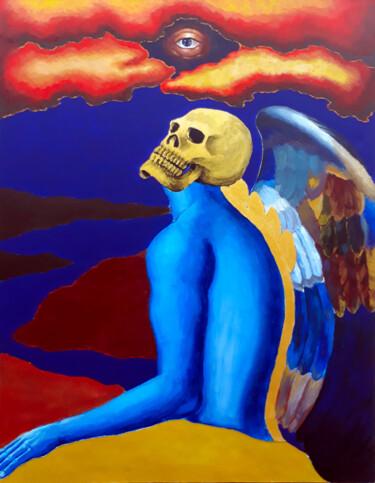 "The fallen angel" başlıklı Tablo Moushegh Karavartanian tarafından, Orijinal sanat, Akrilik