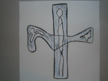Peinture intitulée "croix.jpg" par Jean Champon, Œuvre d'art originale