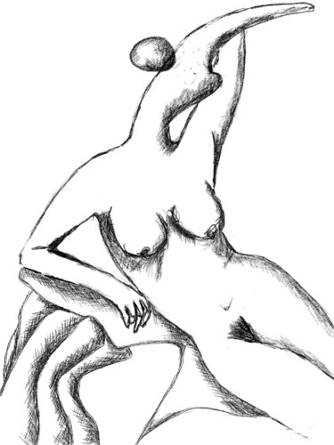 Artes digitais intitulada "The surreal goddess" por Daniele Bonizzoni, Obras de arte originais, Trabalho Digital 2D