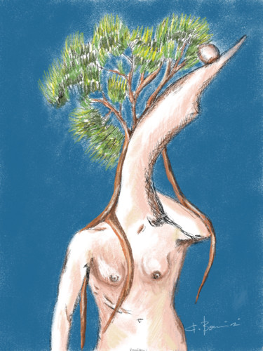 Digital Arts titled "L’albero  della vita" by Daniele Bonizzoni, Original Artwork, 2D Digital Work