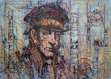 Painting titled "Gulliver" by Movses Petrosyan, Original Artwork, Acrylic