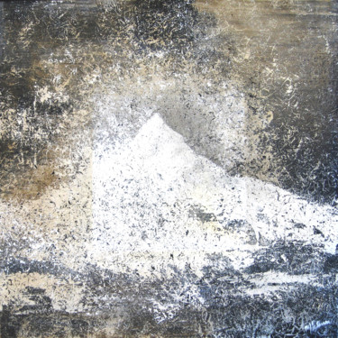 Peinture intitulée "sommet blanc" par Marielle Bonnefoi-Peterson, Œuvre d'art originale, Acrylique