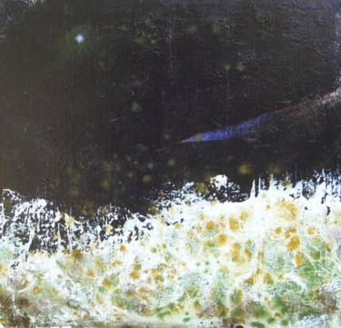 Peinture intitulée "Comète 1" par Marielle Bonnefoi-Peterson, Œuvre d'art originale