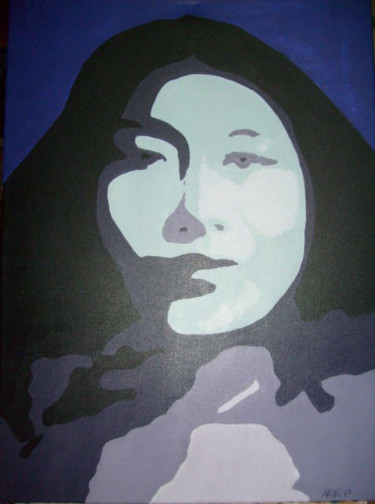 Peinture intitulée "Inuit" par Marie-Pierre Marche, Œuvre d'art originale, Huile