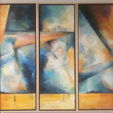 Ζωγραφική με τίτλο "COMPOSITION" από Marie-Pierre Philippe-Lohézic (MPPL-ART), Αυθεντικά έργα τέχνης, Ακρυλικό