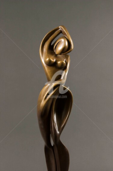Escultura intitulada "SENSUOUS" por Marie-Pierre Philippe-Lohézic (MPPL-ART), Obras de arte originais, Bronze
