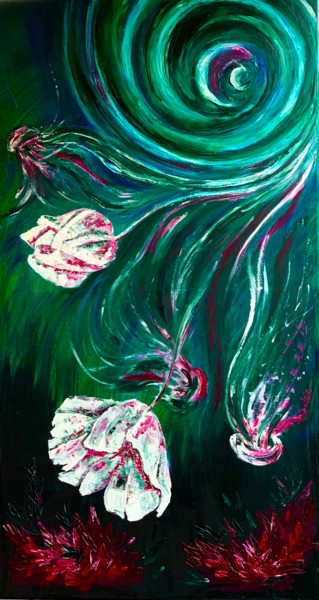 Flora and fauna Peinture intitulée "Flora and fauna" par Mariia Zasidkovych (Mariia), Œuvre d'art originale, Huile