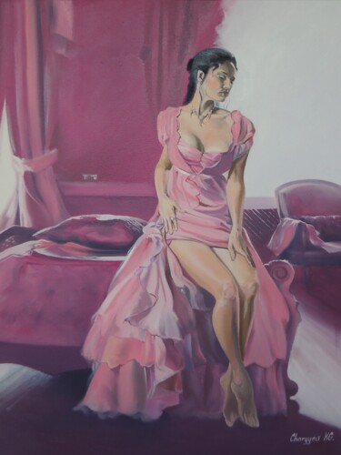 Loneliness Pittura intitolato "Loneliness" da Kakajan Charyyev, Opera d'arte originale, Olio Montato su Barella di tela